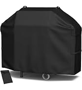 Velway Grill Cover Waterproof BBQ Cover with Air Vents & Handles, 57 Inch UV Resistant Barbecue C...