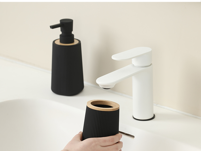 bamboo soap dispenser
