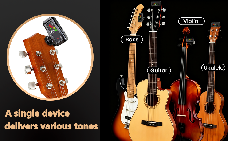 Ranch Rechargeable Guitar Tuner