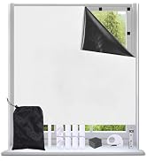 Magnetic Blackout Window Cover Blinds No Drill Cut to Size Portable Black Out Curtains Self Adhes...