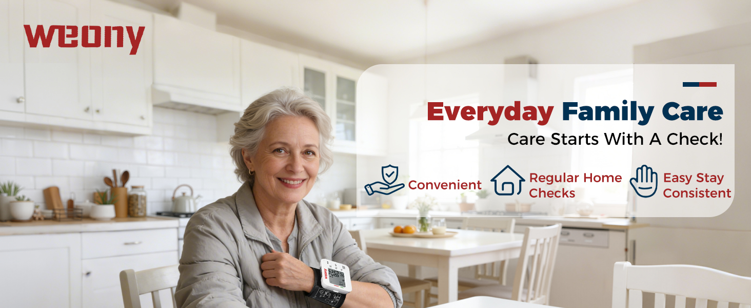 WEONY blood pressure monitors for home use,wrist blood pressure cuff