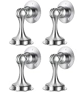 WINONLY Door Stopper, 4 Pack Magnetic Door Stop, Stainless Steel, Magnetic Door Catch, 3M Double-...