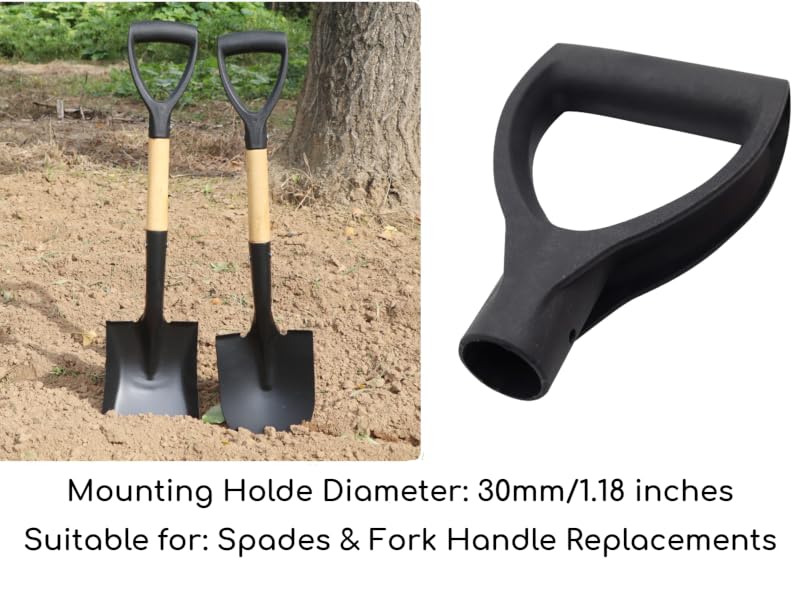 D Shaped Grip Plastic Shovel Handle Labor-Saving