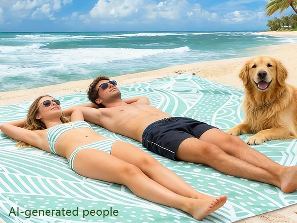beach blanket size for family