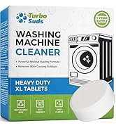 Washing Machine Cleaner Tablets | Eliminates Odors | Deep Cleans Washer Internals | Heavy Duty De...