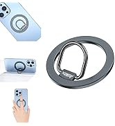 AUROX Magnetic Phone Ring Holder for Magsafe Phone Grip Adjustable Magnetic Phone Grip for MagSaf...