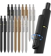 Hiacry 16 Pcs Gel Pens - 0.7mm Fine Point Smooth Writing Fidget Pens, Quick-Dry Long Lasting Blac...