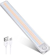 Goodland Under Cabinet Lights - Rechargeable Under Counter Lights with Motion Sensor, Dimmable Ma...