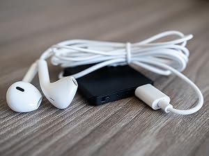 Tilerec recording device with earphones