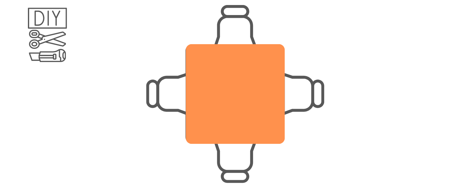 table cloth square table