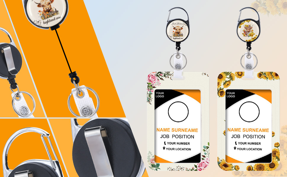 Retractable ID Badge Holder