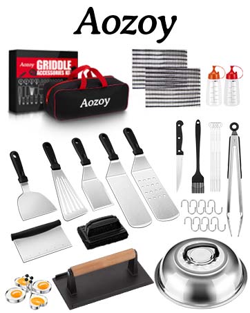 Flat Top Grill Accessories for Blackstone and Camp Chef