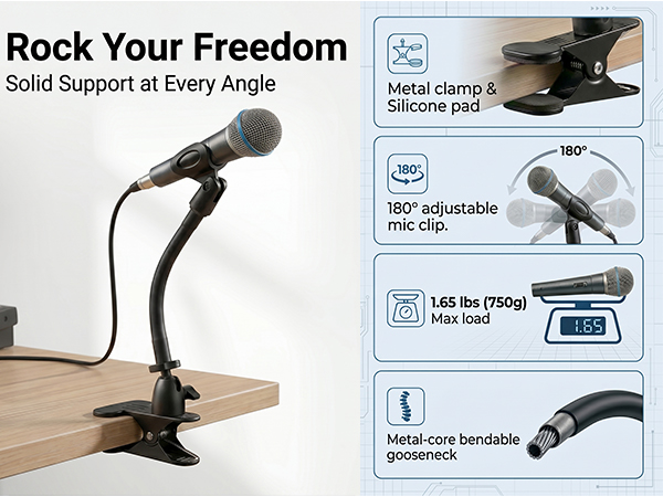 mic stand clip