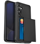Jiunai for Samsung Galaxy S24 FE Case Card Holder Wallet 2 Card Slot Hidden Pocket Credit Cards I...