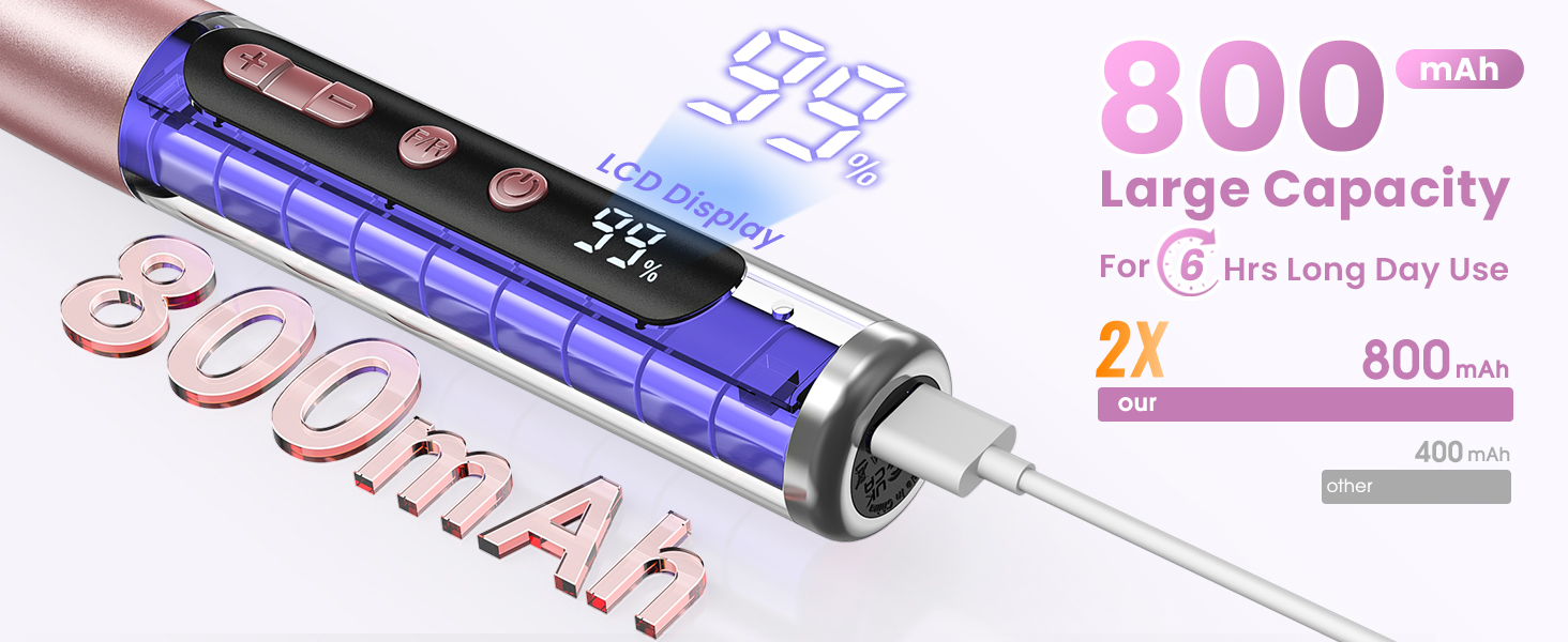 lcd display for electric nail drill