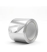 Afudrvey Aluminum Foil Tape, Sealing & Patching, 4 Inch x 20 Yards,Silver | Heavy Duty Metal Foil...