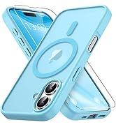 Vansdon for iPhone 16 Case, Compatible with MagSafe, Magnetic Translucent Matte Slim Protective C...