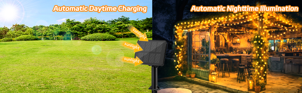 solar string lights outdoor