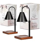 Modern Candle Warmer Lamp 2 Pack, Dimmable Candle Lamp Warmer with Timer, Mothers Day Birthday Gi...