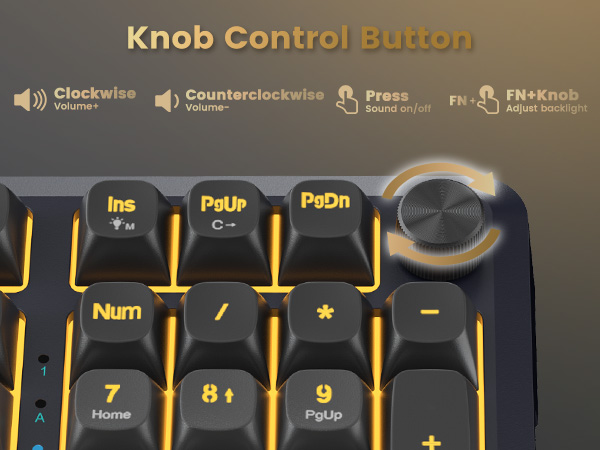 knob control button