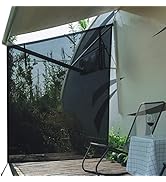 Dulepax RV Awning Side Shade- 9'X7' -Second Generation RV Awning Side Shade Screen Significantly ...