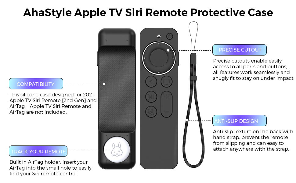 Apple TV Siri Remote Protective Case