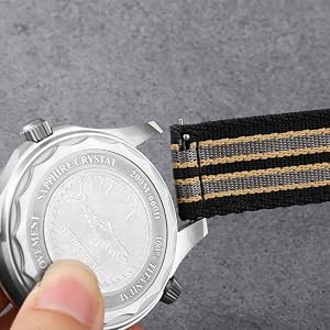 20mm 22mm Quick Released Nylon Watch Band with Stainless Steel Buckle