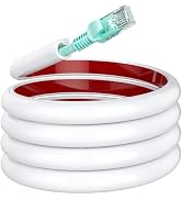 Yecaye 118in Silicone Cord Hider for 1 Wire on Wall, 0.59''W x 0.4''H,White | Side Open TV Cord C...