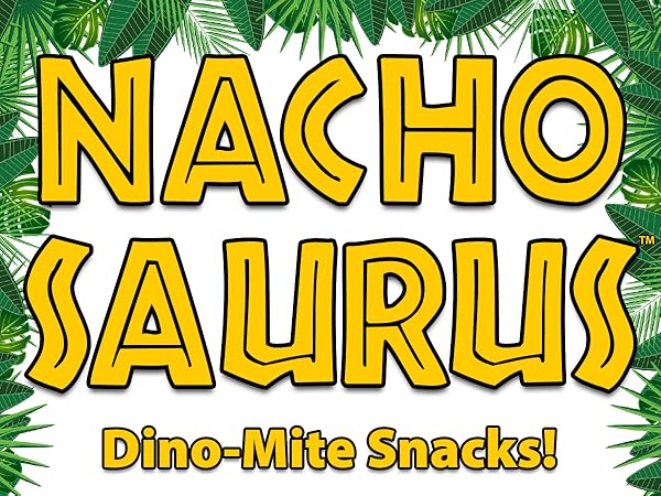 nachosaurus dinosaur chip dip salsa bown chip container birthday party gift white elephant dinosaur