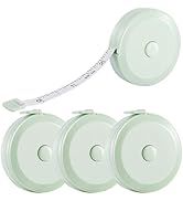 4 Pack Soft Retractable Measuring Tape,60-Inch 150cm,The cold green Double Scale Measurement Tape...