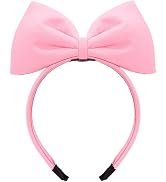 Bowknot Halloween Headband, Sweet Pink Bow Headband Bowknot Hair Hoops Bands Headpiece Hairband f...