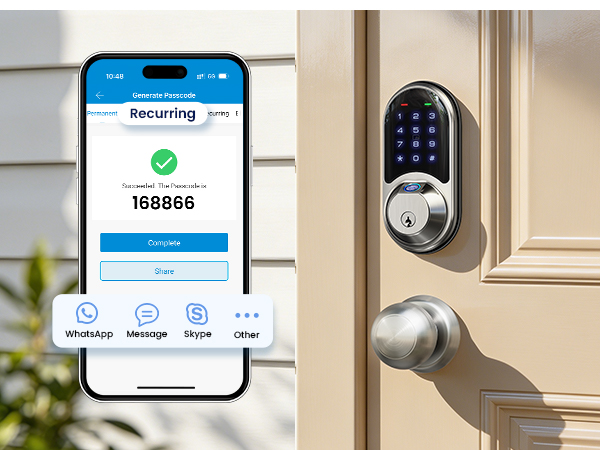 digital door lock with keypad set