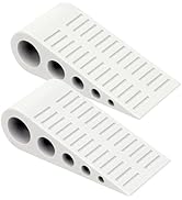 Heavy Duty Door Stoppers for Bottom of Door, Optish 2 Pack Large Door Stop, 1.9 in Tall Door Wedg...