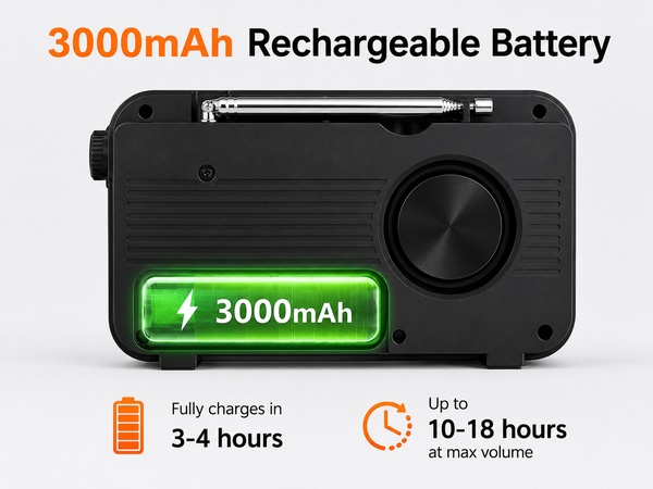 rechargebale radio