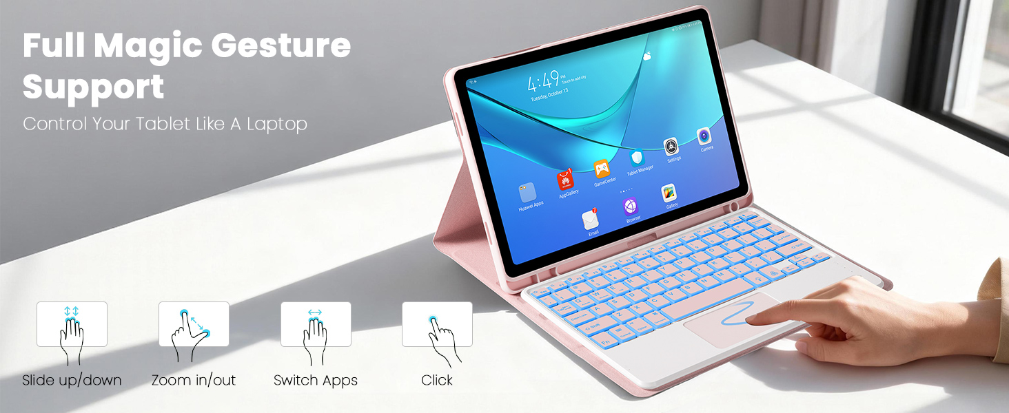 for samsung galaxy tablet a9+ case with keyboard and mouse samsung galaxy tab a9+ 11” keyboard