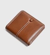 Slim Wallet for Women Leather RFID Blocking, Small Thin Credit Card Holder Bifold Compact Brown