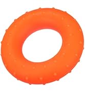 uxcell Hand Grip Strengthener, Silicone Rings Finger Forearms Exercises Grip Trainer for Rock Cli...
