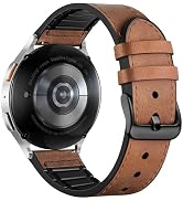 Adorve Leather Bands Compatible with Samsung Galaxy Watch 7 Band/Galaxy Watch 6 Band 40mm 44mm, W...