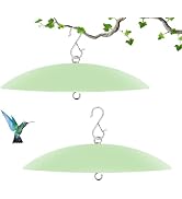andergi 13" Bird Feeder Rain Guard, Hummingbird Feeder Shade Dome Cover, Hanging Baffle for Bird ...