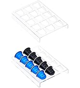 Sumerflos 2 Pack Acrylic Clear Coffee Pod Holder Organizer Tray, Coffee Pod Organizer for 15 Orig...