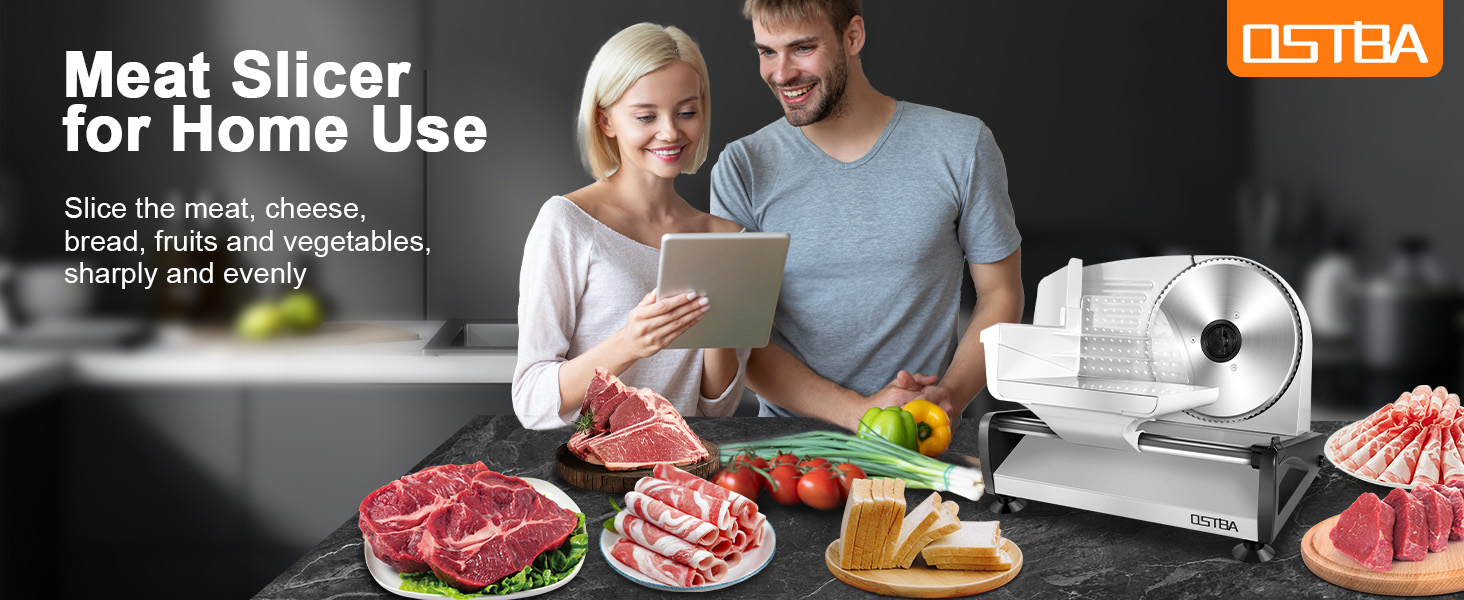 Meat Slicer Electric Deli Food Slicer