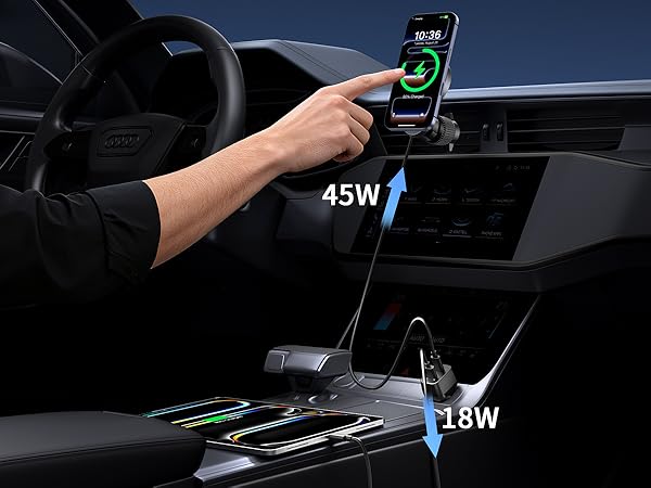 iphone car mount charger vent