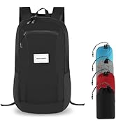 MONTCAMPER Hiking Daypack - Lightweight & Water-Resistant Portable Backpack for Travel, Camping, ...