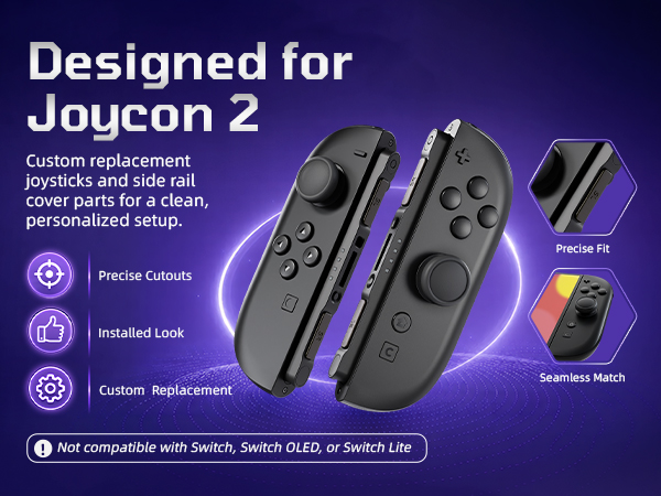 Side Rail Shell for Nintendo Switch 2