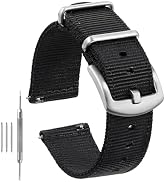 TACTICAL FROG 20mm 22mm Watch Band Military Watch Straps Replacement Nylon Watch Strap for Men Wo...