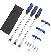 weyleity 14.5" Tire Spoon Tool Kit | Professional Tire Spoons for Motorcycle, Dirt Bike, Lawn Mow...