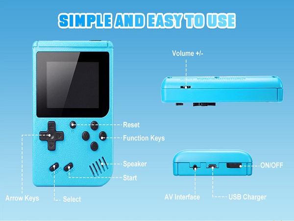 Retro Handheld Game Console