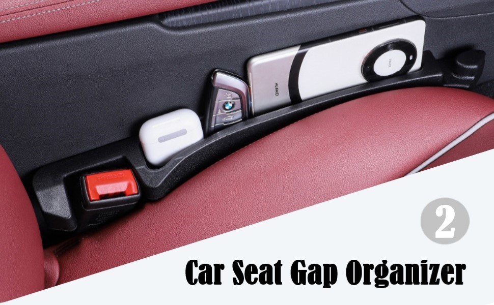 car seat gap filler organizer set of 2 berylins