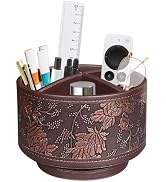Pen Holder for Desk Organizers and Accessories, 360 Swivel TV Remote Control Holder for Table, Ni...