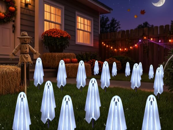 Ghost Lights for Outdoor Halloween Decoration for patio
